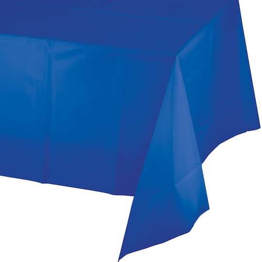 Michaels, Hoffmaster 54" x 108" Plastic Tablecloth – Category: Table Covers & Skirts